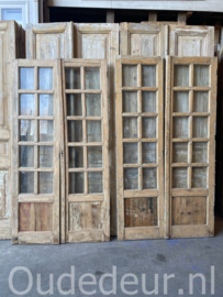 nr. set346 sets oude ruitjesdeuren zonder verf