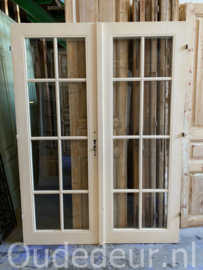 nr. set348 set binnen deuren met veel ruitjes