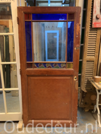 nr. 2717 deur met gekleurd glas