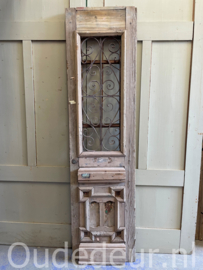 nr. 1874 oude deur met smeedwerk, deco