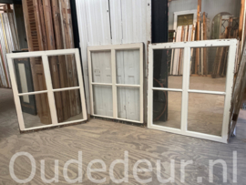 nr. r794 6x oude ramen met ruitjes