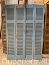 nr. L92a setje louvre blauw