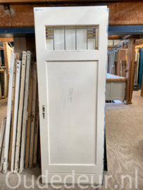 nr. GL728 oude deur met glas in lood