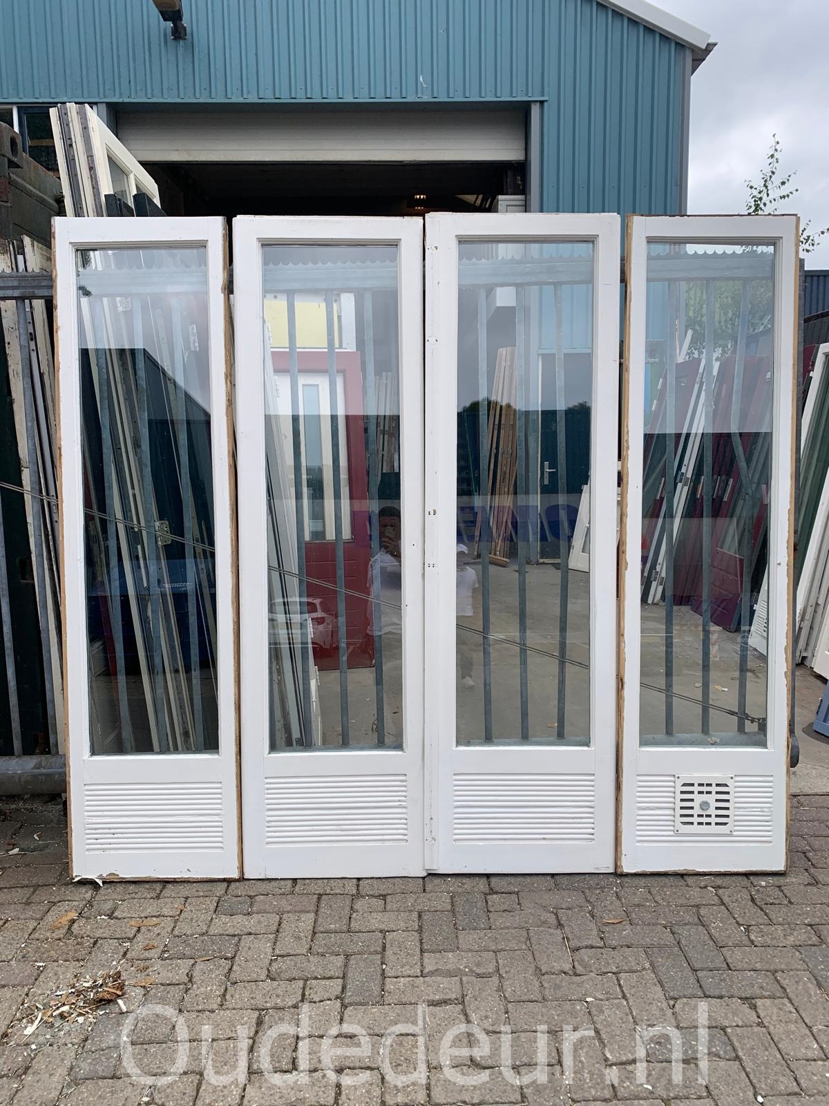 nr. set990 set balkondeuren met zijlichten