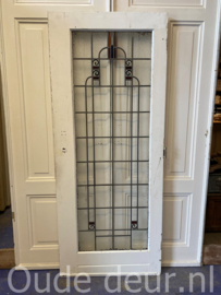 nr. Gl638 oude glas in lood deur