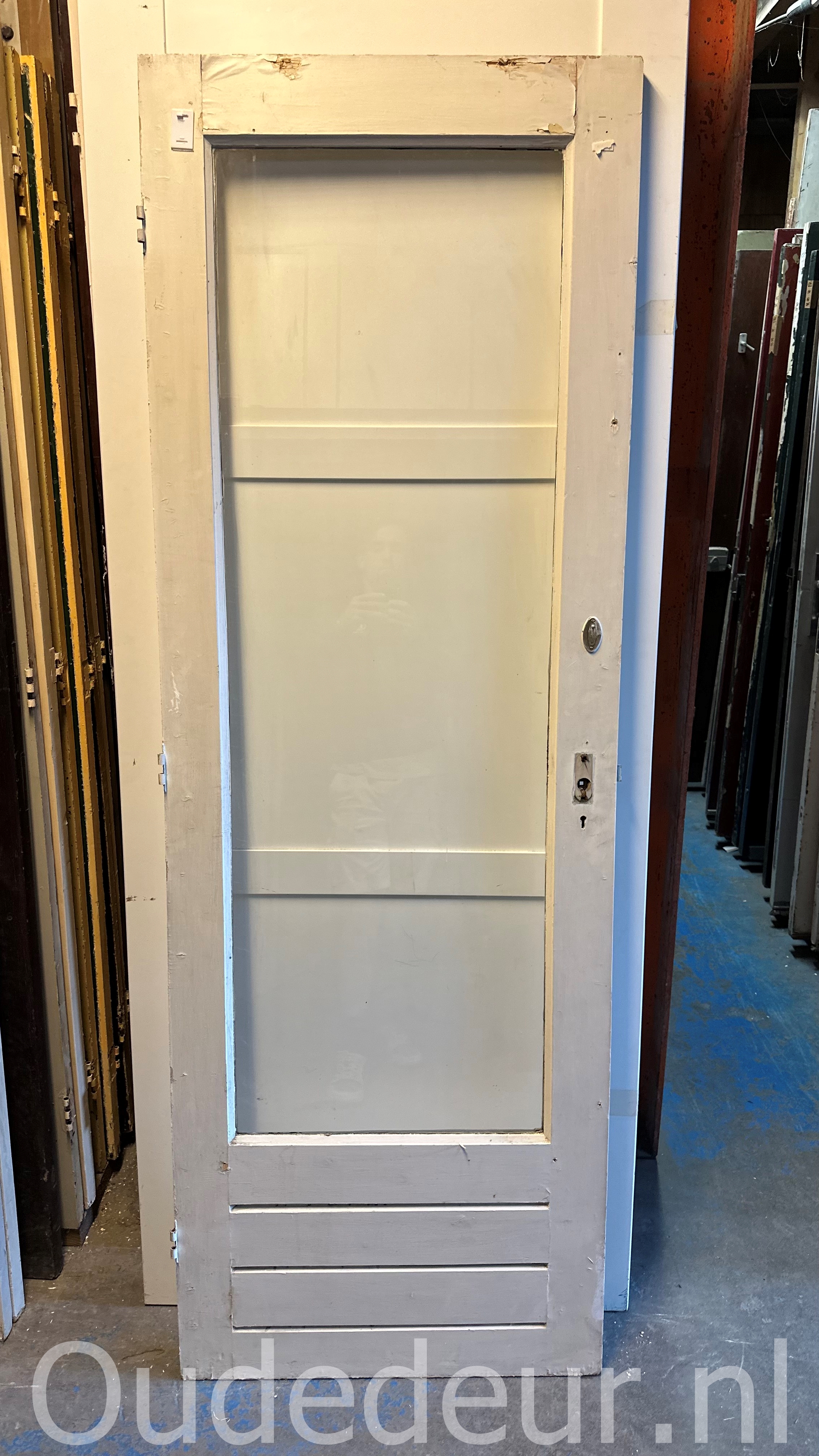 nr. 2781 stapeldorpeldeur met enkel glas