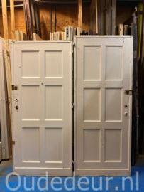 nr. 1657 oude grenen zesvlaks deuren