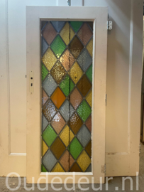 nr. r846 lage glas in lood deur