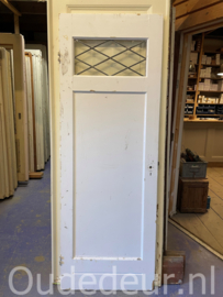 nr. gl856 deur met glas in lood raampje