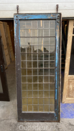 nr. GL597 oude glas in lood deur