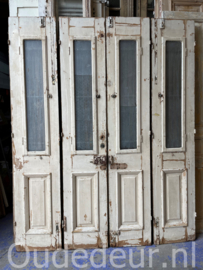 nr. set303 vierslag oude deuren met staal