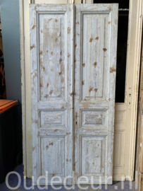 nr. set576 set oude deuren white wash