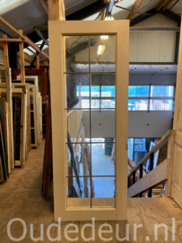 nr. GL729 lage glas in lood deur