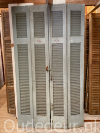 nr. L68b set louvre grijs blauw