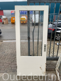 nr. a631 lage schuurdeur met enkel glas