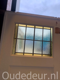 nr. e662 set schuifdeuren met glas in lood ruitje
