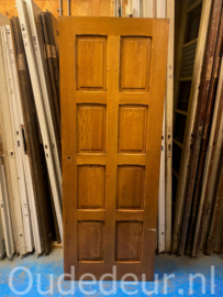 nr. 1946 hardhouten deur met 8 vakken
