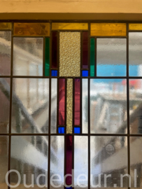 nr. r835 grote glas in lood raam