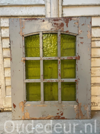 nr. r645 raam met groen glas