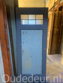 nr. GL618 oude deur met glas in lood