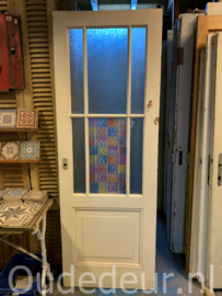 nr. 2727 oude antieke glasdeur
