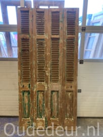 nr. L662 set van vier louvre met groen
