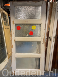 nr. 2623 oude deur met mat glas
