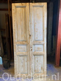 nr. set750 set oude deuren white wash