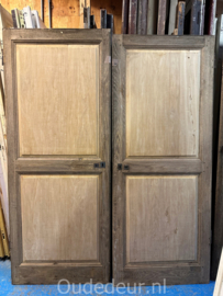 nr. 1712  antieke deur grenen met eiken, nog een
