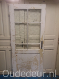 nr. 1325 oude deur met glas