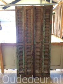 nr. L910 set half geloogde lage louvre