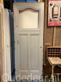 nr. 1108 antieke oude deur met glas vak