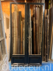 nr. set831 stel dubbele deuren met veel glas