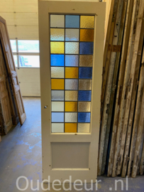 nr. GL673 jr 30 deur met glas in lood