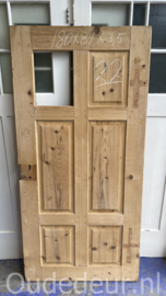 nr. 1529 oude deur met glas vak