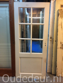 nr. 2845  deur met zes ruiten