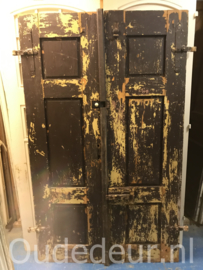 nr. set818 stel grove antieke deuren