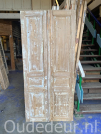 nr. set527 set oude deuren white wash