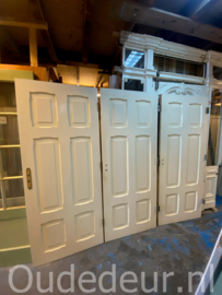 nr. 1752 hardhouten 6 vaks paneeldeuren