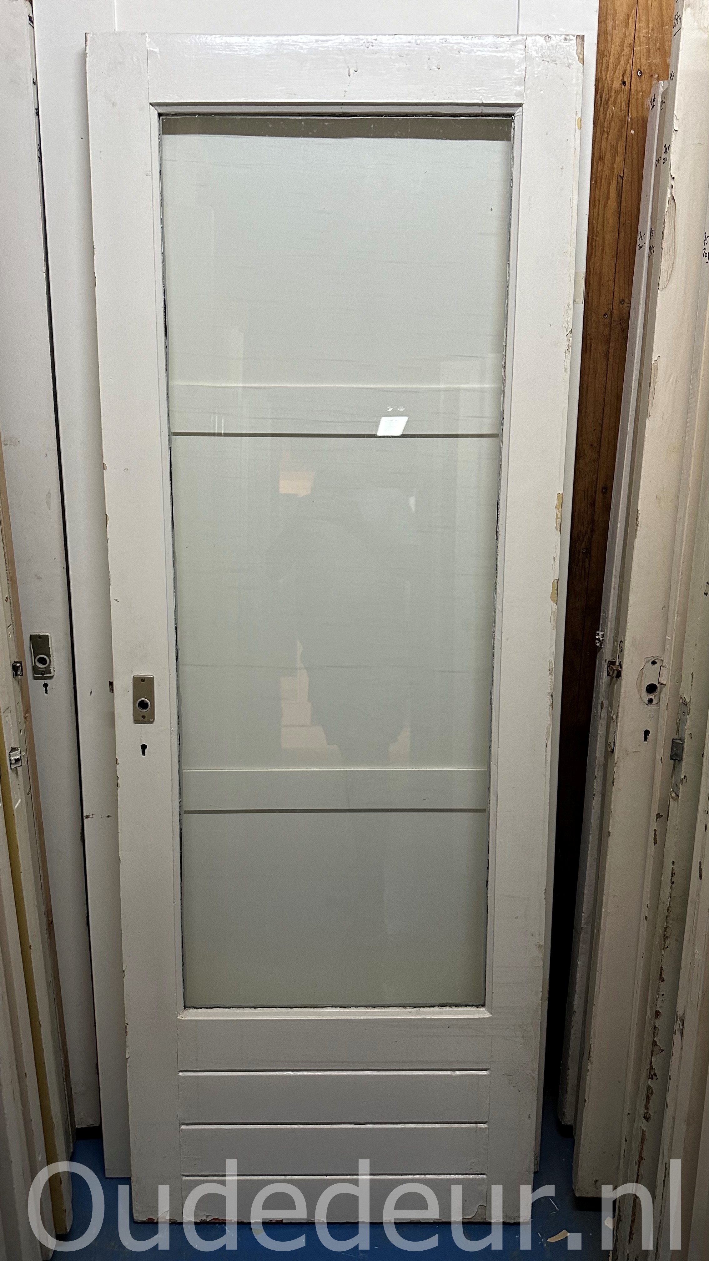 nr. 2756 vuren deur met enkel glas