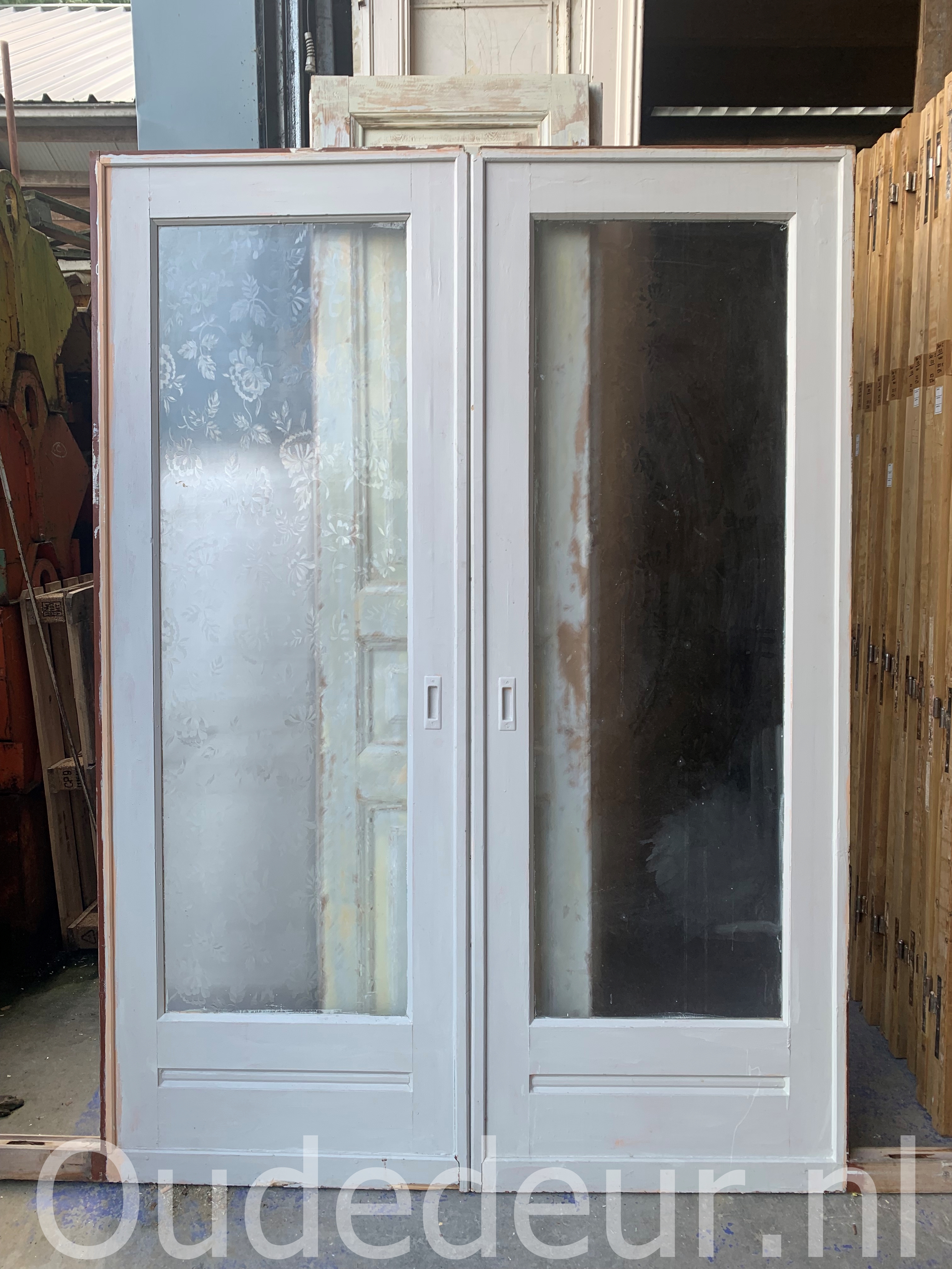 nr. e698 setje kamer ensuite schuifdeuren met veel glas