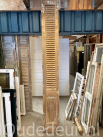 nr. L600 enkele louvre zonder verf