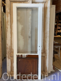 nr. GL805 oude deur met gestraald glas
