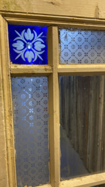 nr. 1599 oude deur met glas