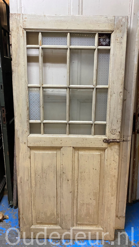nr. 1305 oude glas deur