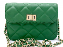 Groene clutch van het merk brakelenzo