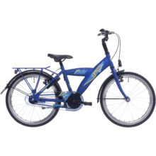 Jongensfiets 20" 3V-remnaaf "Camouflage" cobalt blauw