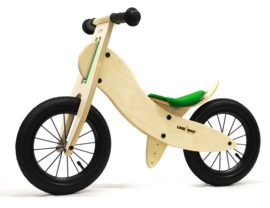 Loopfiets LIKEaBIKE "Spoky zwart Mini" mei-groen