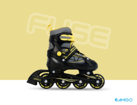Inline skates "Fuse" zwart/geel