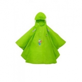 Regen Poncho "Kikker & zijn vriendjes" groen